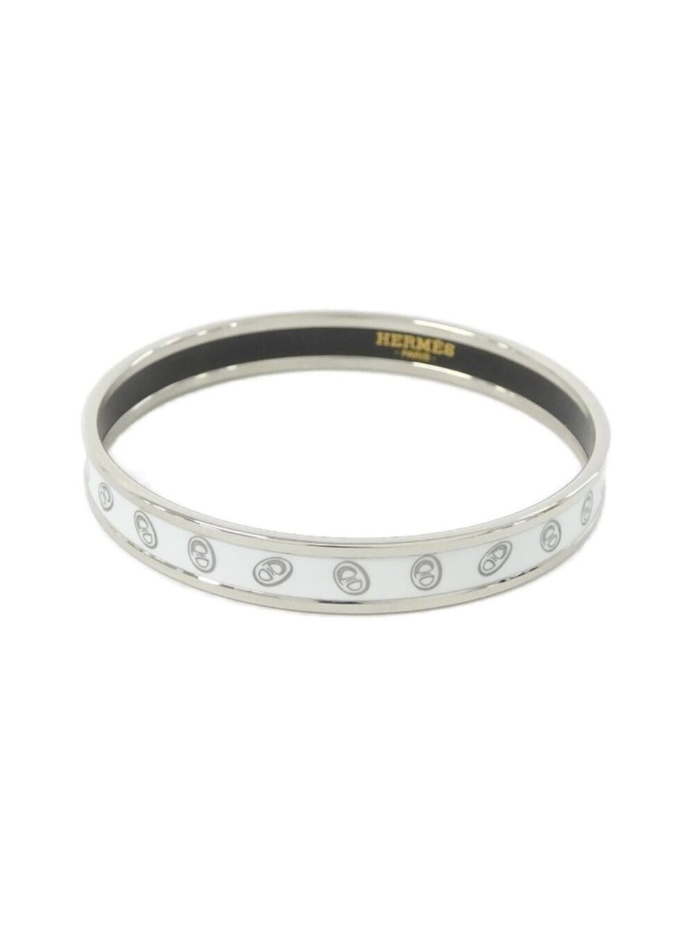 Hermes Bangle Bracelet Silver